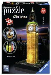 Puzzle Big Ben Night Edition 3D 216 Κομμάτια - Ravensburger