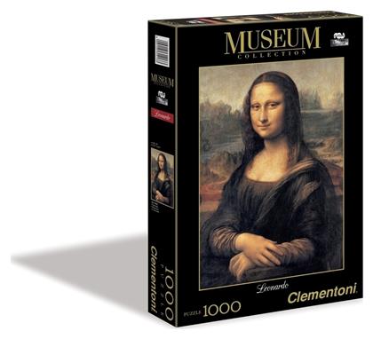 Puzzle Collection Museum Leonardo Da Vinci Μόνα Λίζα 2D 1000 Κομμάτια - Clementoni