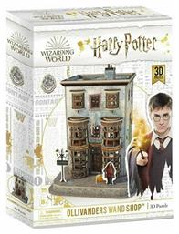 Puzzle Harry Potter Diagon Alley Ollivanders Wand Shop 3D 66 Κομμάτια - Cubic Fun