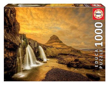 Puzzle Kirkjufellsfoss Waterfall Iceland 2D 1000 Κομμάτια - Educa