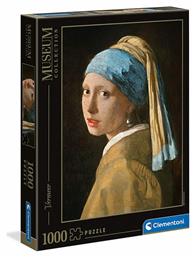 Puzzle Museum Collection Girl with a Pearl Earring Vermeer 2D 1000 Κομμάτια - Clementoni