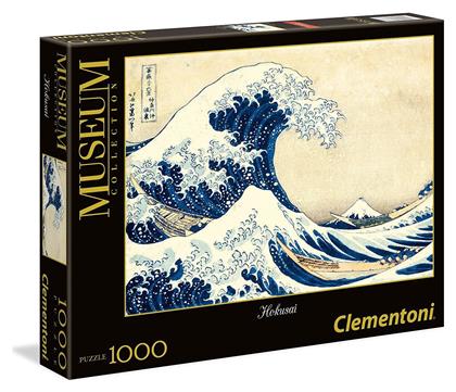 Puzzle Museum Collection: Hokusai Το Μεγάλο Κύμα 2D 1000 Κομμάτια - Clementoni