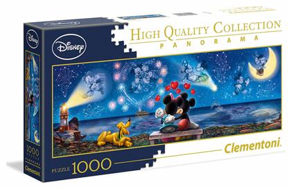 Puzzle Panorama Mickey & Minnie New Form 2D 1000 Κομμάτια - Clementoni