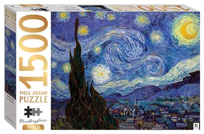 Puzzle Van Gogh: Starry Night 2D 1500 Κομμάτια - Hinkler