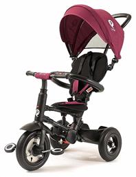 Q Play Παιδικό Τρίκυκλο Ποδήλατο Πτυσσόμενο με Air Wheels, Σκίαστρο, Χειρολαβή Γονέα & Αποθηκευτικό Χώρο Rito Air για 10+ Μηνών Μωβ