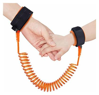 Anti Lost Προστατευτικό Ασφαλείας για τη Βόλτα από Ύφασμα σε Πορτοκαλί Χρώμα 150εκ. Queen Mother