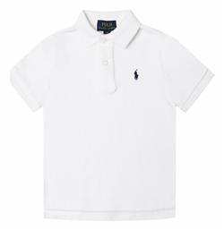 Παιδικό Καλοκαιρινό Polo Κοντομάνικο Λευκό Ralph Lauren