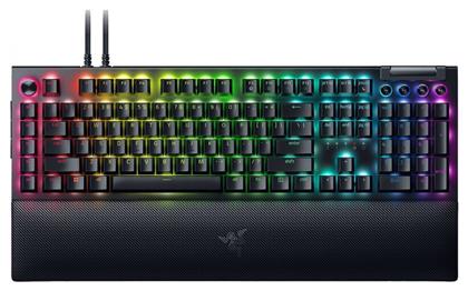 Blackwidow V4 Pro Gaming Μηχανικό Πληκτρολόγιο με GL Clicky διακόπτες και RGB φωτισμό (Αγγλικό US) Razer από το e-shop