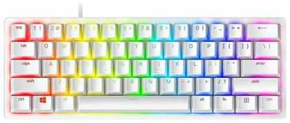 Huntsman Mini Gaming Μηχανικό Πληκτρολόγιο 60% με RGB φωτισμό (Αγγλικό US) Λευκό Razer