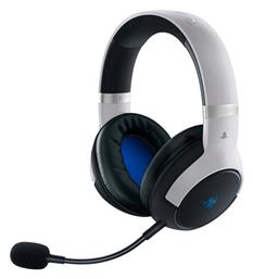 Kaira Pro Hyperspeed PlayStation Ασύρματο Over Ear Gaming Headset με σύνδεση Bluetooth / USB Licensed Black/White for PS5 / PC Razer