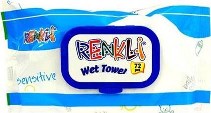 Renkly Wet Towel Sensitive 72τμχ από το Panora