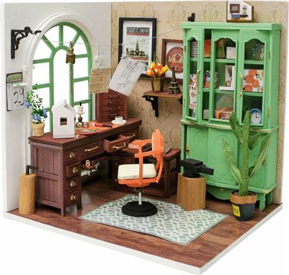 Robotime Παιχνίδι Κατασκευών Ξύλινo DIY Miniature Jimmy's Studio για Παιδιά 14+ Ετών από το GreekBooks