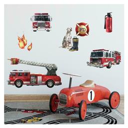 RoomMates Decor Παιδικό Διακοσμητικό Αυτοκόλλητο Τοίχου Πυροσβεστικά Οχήματα από το Designdrops