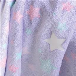 Rythmos Κουβέρτα Αγκαλιάς & Λίκνου Starday Fleece Lila 80x110εκ. από το Designdrops