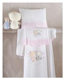 Κουβέρτα Κούνιας Πικέ Ροζ Ροζ 120x150εκ. Rythmos