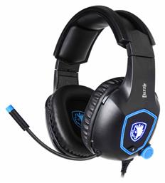 Dazzle SA-905-BL Over Ear Gaming Headset με σύνδεση USB Μπλε Sades