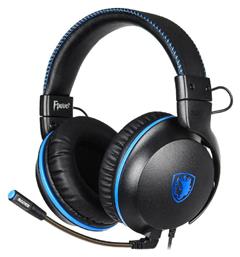 Fpower SA-717-BL Over Ear Μπλε Sades