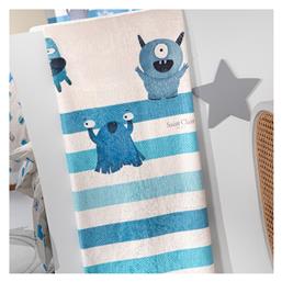 Κουβέρτα Fleece 160x220εκ. Monsters Blue Saint Clair