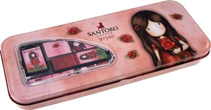 Santoro A Single Rose Κασετίνα Γεμάτη Μεταλλική με 1 Θήκη από το Moustakas Toys