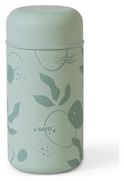 Βρεφικό Θερμός Φαγητού Leaves Ανοξείδωτο Mint 500ml Saro