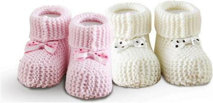 SB Home Σετ Δώρου για Μωρά ''Socks'' για Κορίτσι Εκρου-Ροζ για 0-6 μηνών 2τμχ από το Spitistalefka