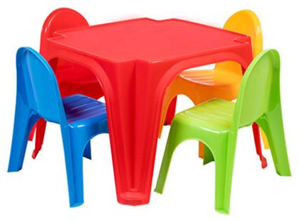 Σετ Παιδικό Τραπέζι με Καρέκλες Keren Set από Πλαστικό από το Moustakas Toys