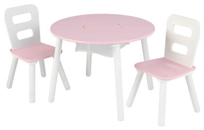 Σετ Παιδικό Τραπέζι με Καρέκλες Round από Πλαστικό από το Polihome