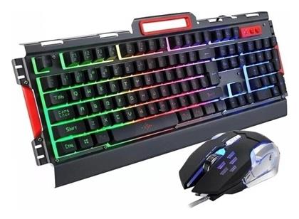 DS-A01 Gaming Πληκτρολόγιο με RGB φωτισμό (Αγγλικό US) SGL