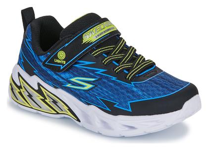 Παιδικά Sneakers Light Storm 2.0 με Σκρατς & Φωτάκια Μαύρα Skechers