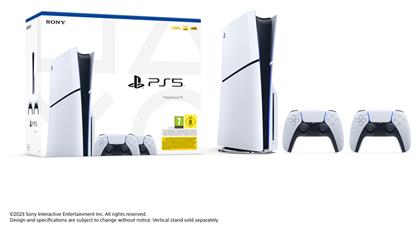 Sony PlayStation 5 Slim με 2o DualSense (Official Bundle) από το Public