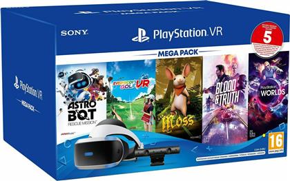 Sony PlayStation VR Mega Pack (Headset & Camera V2 + 5 Games) VR Headset για PlayStation 4/5