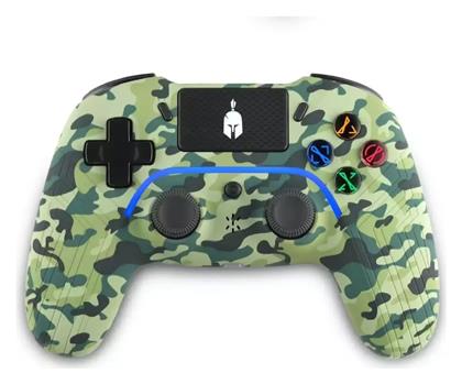 Aspis 4 Ασύρματο Gamepad για PC / PS4 Green Camo Spartan Gear