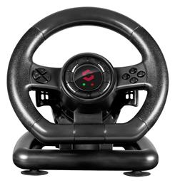 Black Bolt Racing Wheel Τιμονιέρα με Πετάλια για PC με 180° Περιστροφής SpeedLink