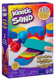 Spin Master Παιχνίδι Κατασκευών με Άμμο Kinetic Sand Rainbow Mix Set για Παιδιά 3+ Ετών