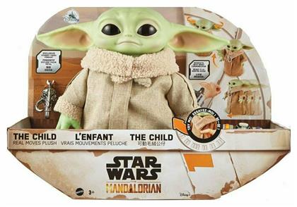 Star Wars Mandalorian The Child Baby Yoda Realm Move Plush με Ήχους για 4+ Ετών 28εκ. Mattel από το Filinda