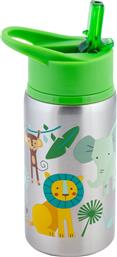 Stephen Joseph Ανοξείδωτο Παγούρι με Καλαμάκι Zoo 532ml από το Mumlabs
