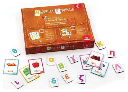 Svoora Μαγνητικό Παιχνίδι Κατασκευών Γράμματα και Εικόνες για Παιδιά 4+ Ετών από το Moustakas Toys
