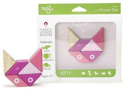 Travel Pals - Kitty Γρίφος από Ξύλο για 1+ Ετών C02G0550025 Tegu