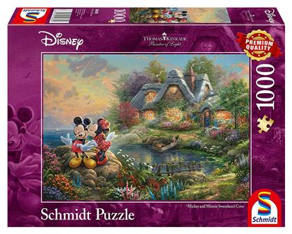 Puzzle Thomas Kinkade: Disney Mickey & Minnie 2D 1000 Κομμάτια - Schmidt Spiele