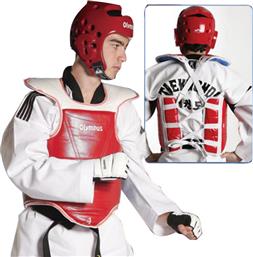 ΘΩΡΑΚΑΣ TAEKWONDO OLYMPUS DOUBLE HARD ΜΠΛΕ/ΚΟΚΚΙΝΟΣ από το Plus4u