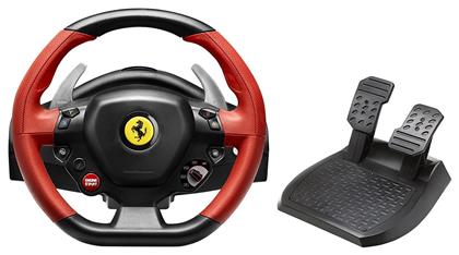 Ferrari 458 Spider Τιμονιέρα με Πετάλια για XBOX One με 240° Περιστροφής Thrustmaster