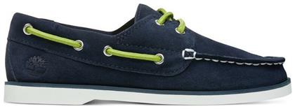 Suede Παιδικά Μοκασίνια με Κορδόνια Navy Μπλε Seabury Classic 2Eye Boat Toddler Timberland από το Spartoo