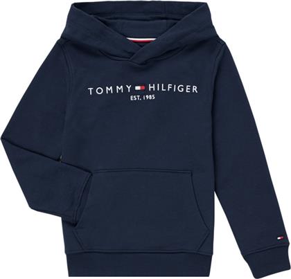 Tommy Hilfiger Παιδικό Φούτερ με Κουκούλα για Αγόρι Μπλε Essential