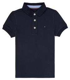 Παιδικό Καλοκαιρινό Polo Κοντομάνικο Navy Μπλε Tommy Hilfiger