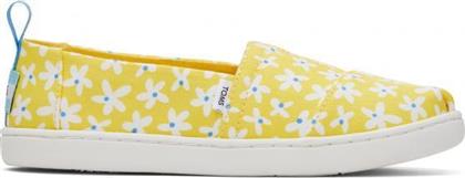 Παιδικές Εσπαντρίγιες Slip-On Κίτρινες Toms από το SerafinoShoes