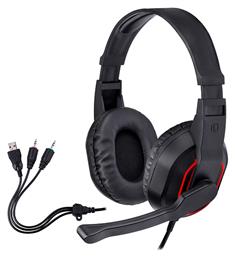 GAMEZONE Radian RGB FLOW Over Ear Gaming Headset με σύνδεση USB Tracer