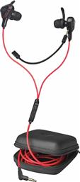 Trust GXT 408 Cobra Multiplatform In Ear Gaming Headset με σύνδεση 3.5mm Κόκκινο
