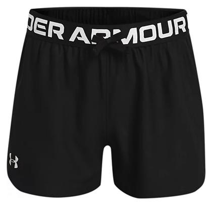 Αθλητικό Παιδικό Σορτς/Βερμούδα Play Up Solid Μαύρο Under Armour από το Siontis Athletics