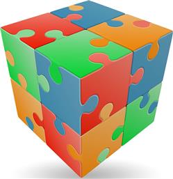 V-Cube Jigsaw 2 Flat από το Plus4u