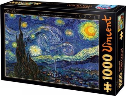 Puzzle Van Gogh The Starry Night 2D 1000 Κομμάτια - D Toys